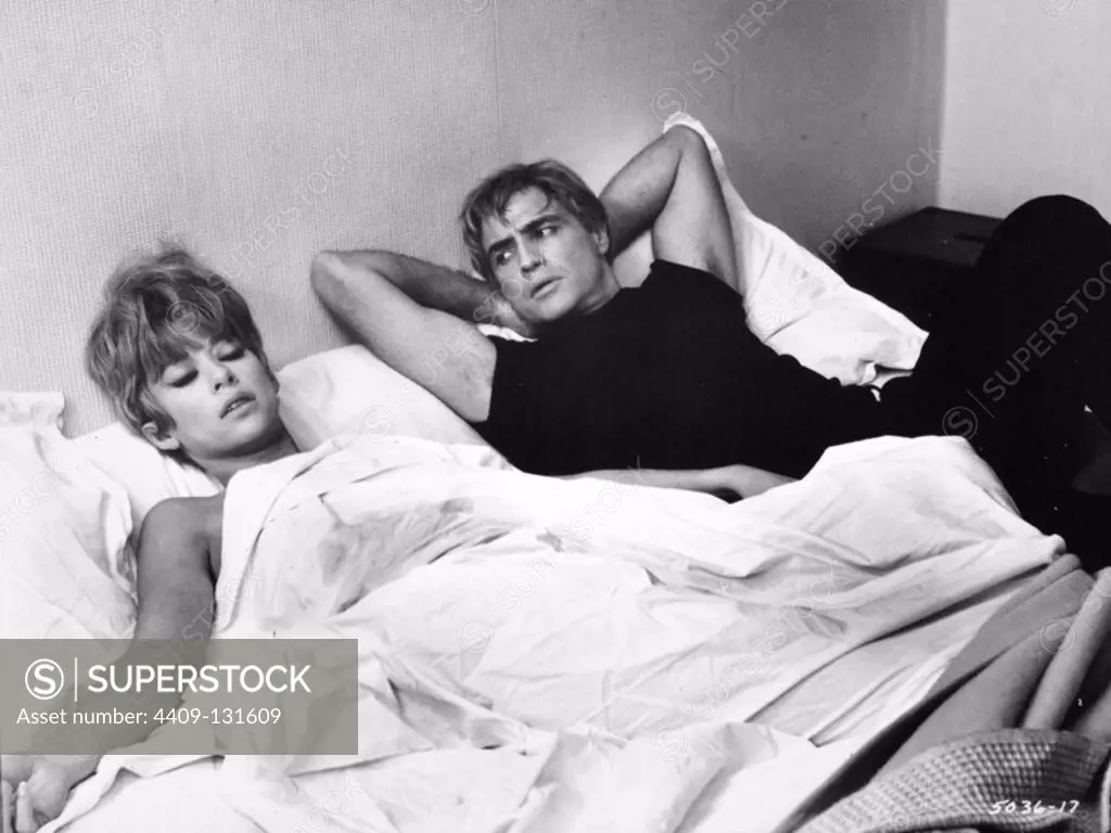 RITA MORENO and MARLON BRANDO in THE NIGHT OF THE FOLLOWING DAY (1968), directed by HUBERT CORNFIELD.