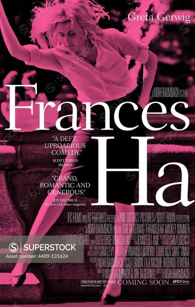 FRANCES HA (2012), directed by NOAH BAUMBACH.