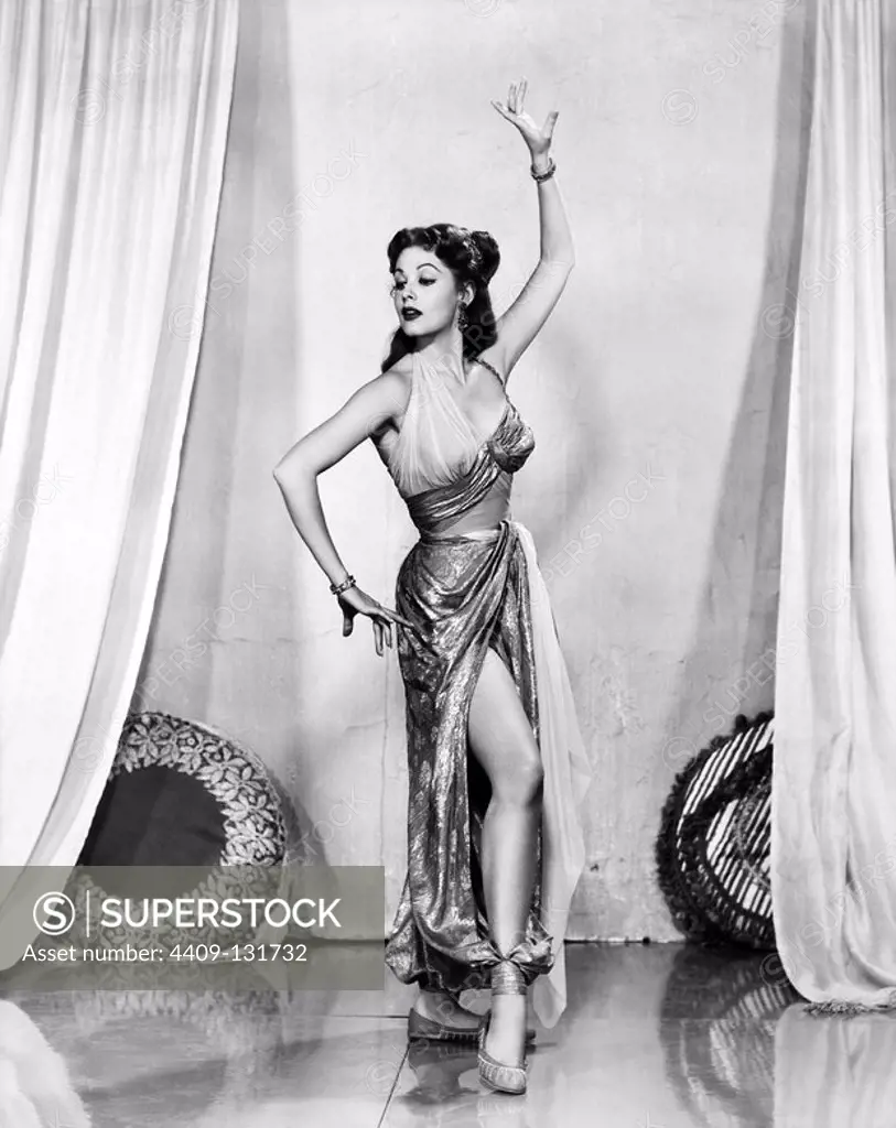 ARLENE DAHL in DESERT LEGION (1953), directed by JOSEPH PEVNEY.