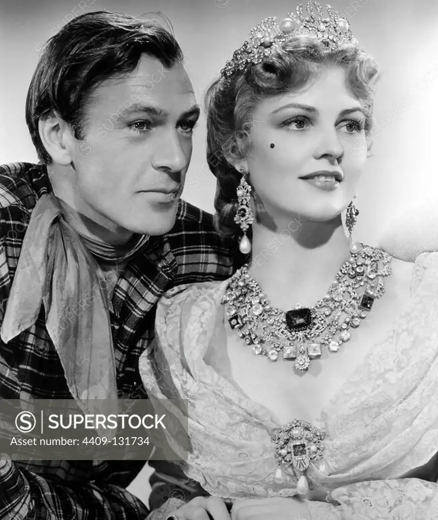 GARY COOPER and LILLIAN BOND in THE WESTERNER (1940), directed by WILLIAM WYLER.