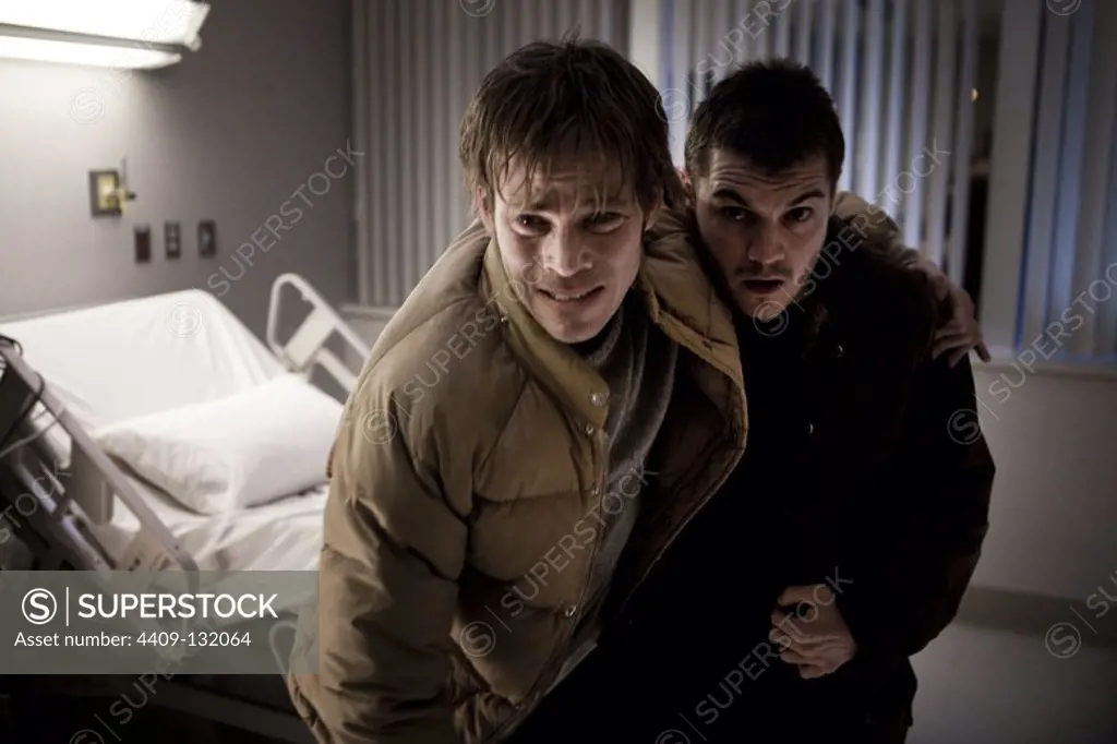 STEPHEN DORFF and EMILE HIRSCH in THE MOTEL LIFE (2012), directed by ALAN POLSKY and GABE POLSKY.