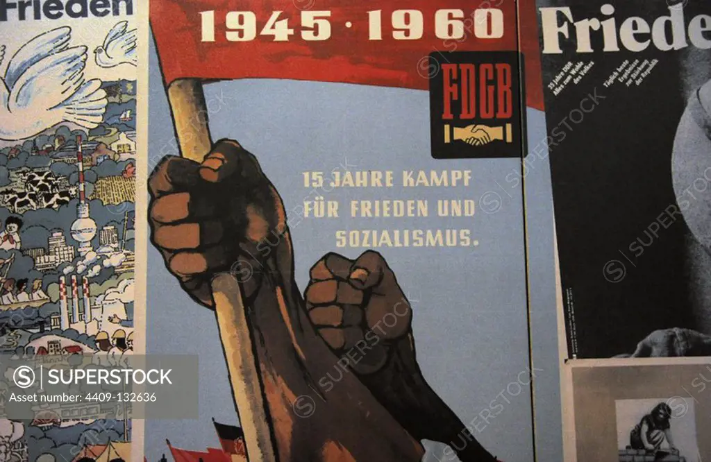 Cold War. Eastern Bloc. Communist propaganda publications. East Germany. DDR Museum. Berlin. Germany.