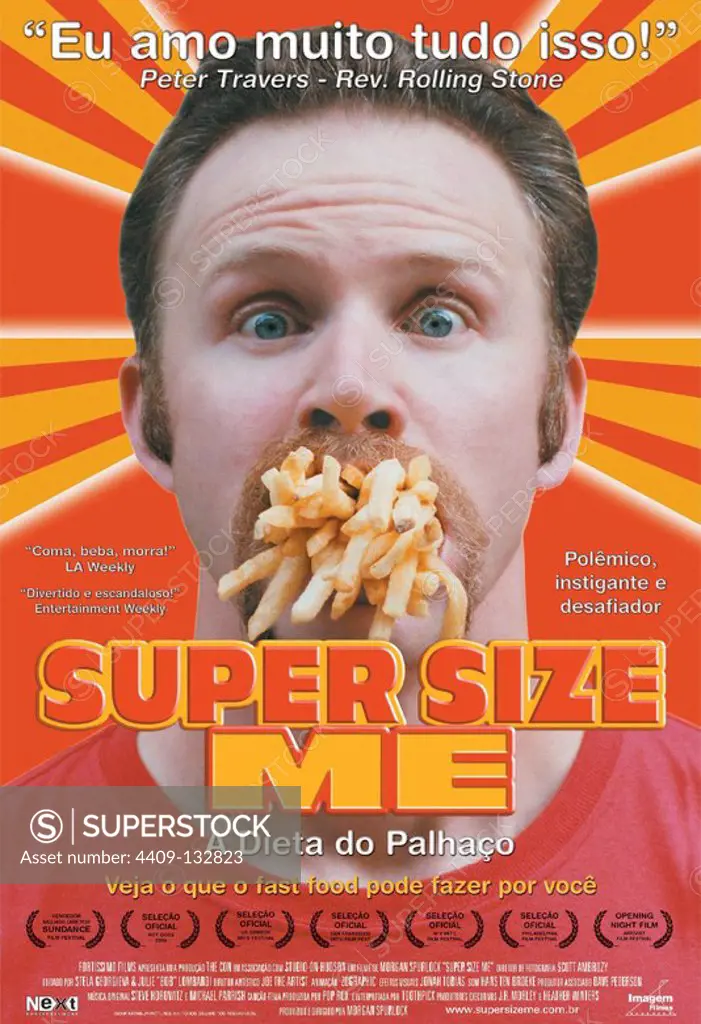 SUPER SIZE ME (2004), directed by MORGAN SPURLOCK. Copyright: Editorial use only. No merchandising or book covers. This is a publicly distributed handout. Access rights only, no license of copyright provided. Only to be reproduced in conjunction with promotion of this film.