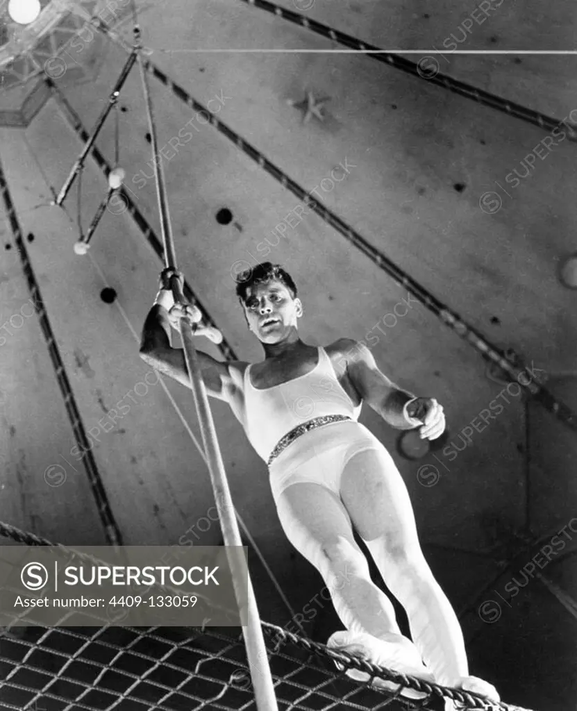 BURT LANCASTER in TRAPEZE (1956), directed by CAROL REED.