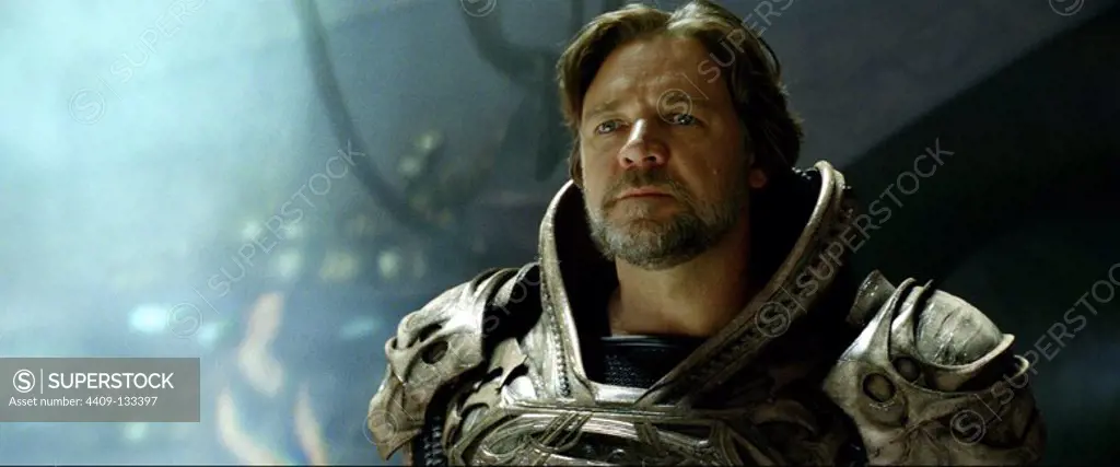 RUSSELL CROWE in MAN OF STEEL (2013), directed by ZACK SNYDER.