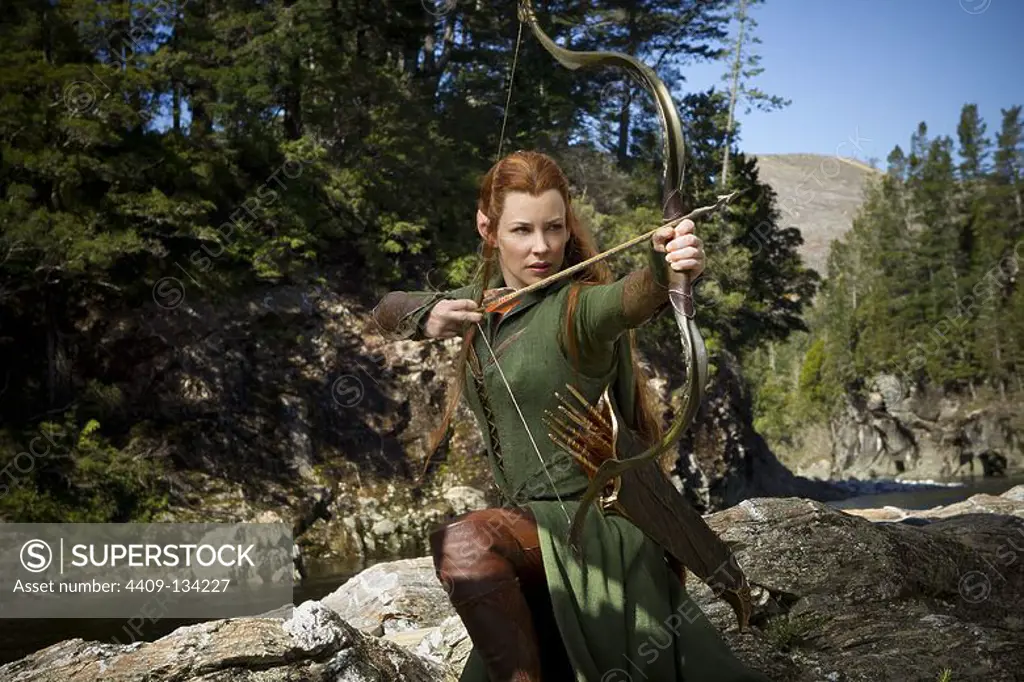 EVANGELINE LILLY in HOBBIT, THE: THE DESOLATION OF SMAUG (2013), directed by PETER JACKSON.