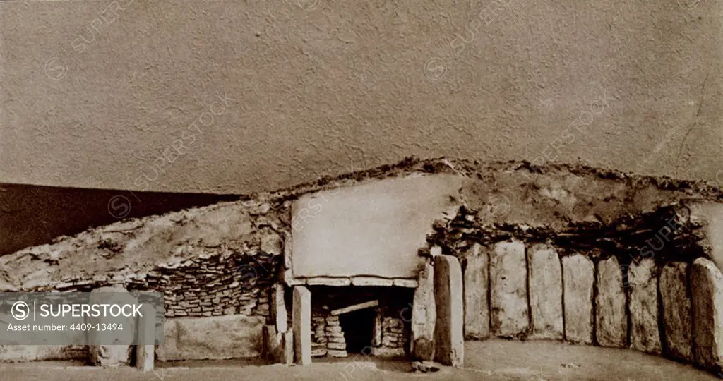 RECONSTRUCCION DE LA NECROPOLIS DEL POBLADO DE LOS MILLARES - EDAD DEL COBRE - 2700-1800 AC. Location: POBLADO DE LOS MILLARES. SANTA FE DE MONDUJAR.
