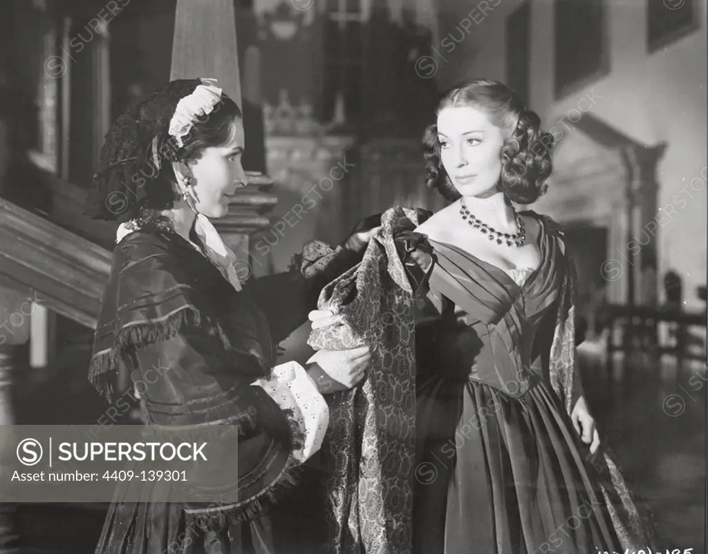 SYBILLA BINDER and VALERIE HOBSON in BLANCHE FURY (1948), directed by MARC ALLEGRET.