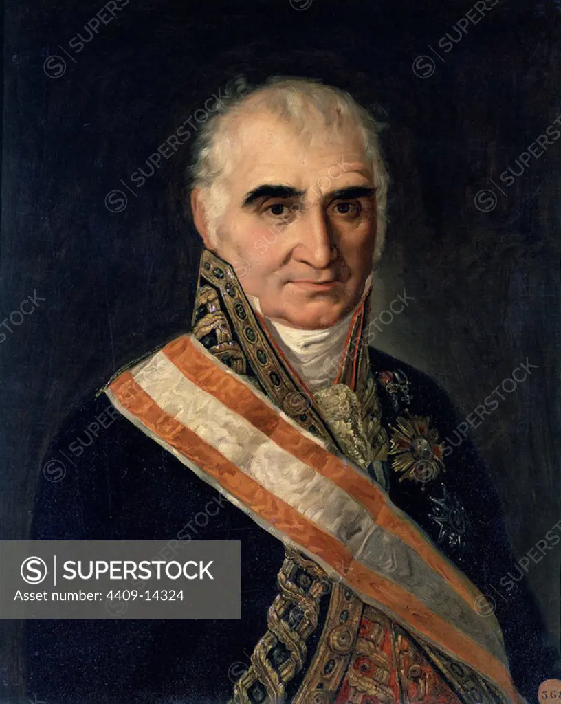 JOSE CANGA ARGUELLES (1770-1843) - POLITICO Y ECONOMISTA ESPAÑOL, O/L 52x65, NºINV 368. Author: CABANA ANTONIO. Location: ACADEMIA DE SAN FERNANDO-PINTURA. MADRID. SPAIN. CANGA ARGÜELLES JOSE.