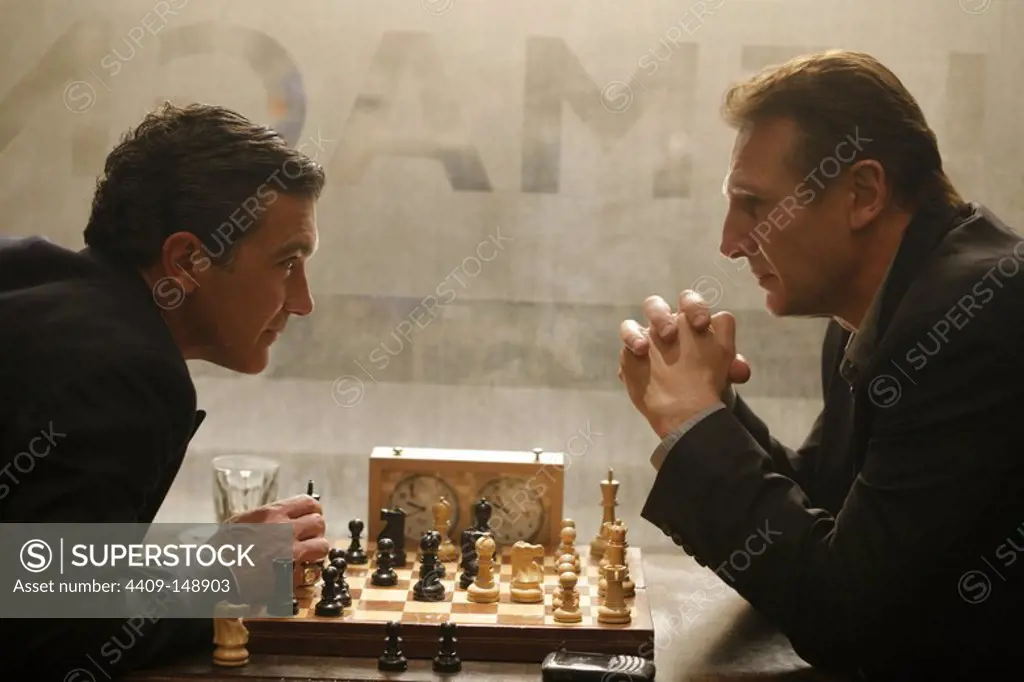 LIAM NEESON and ANTONIO BANDERAS in THE OTHER MAN (2008), directed by RICHARD EYRE.