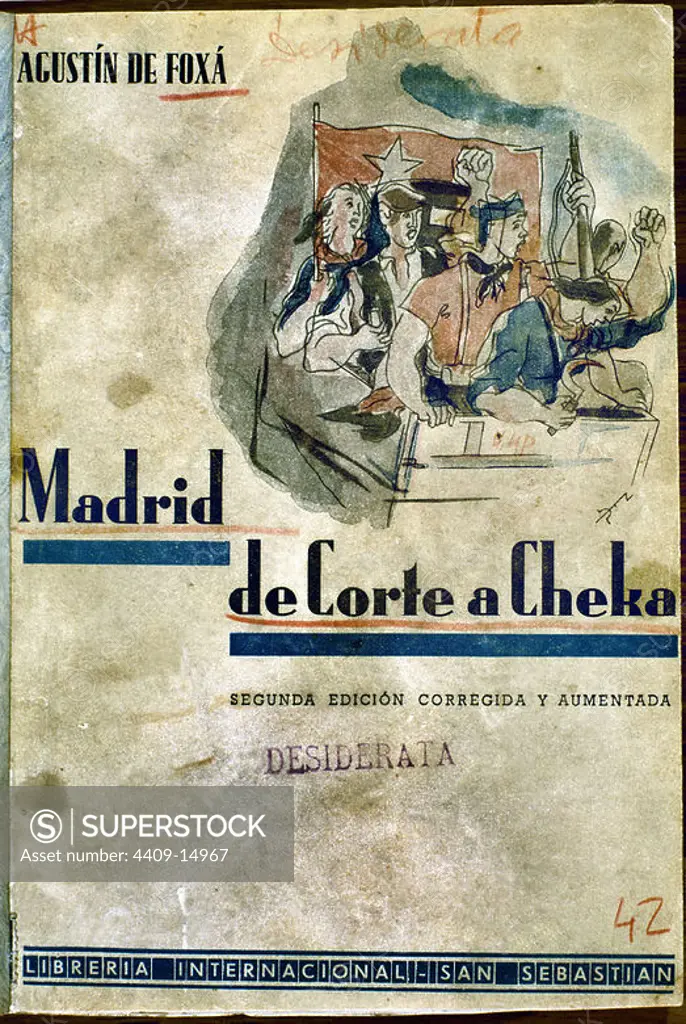 MADRID DE CORTE A CHECA - 1938. Author: FOXA AGUSTIN. Location: BIBLIOTECA NACIONAL-COLECCION. SPAIN.