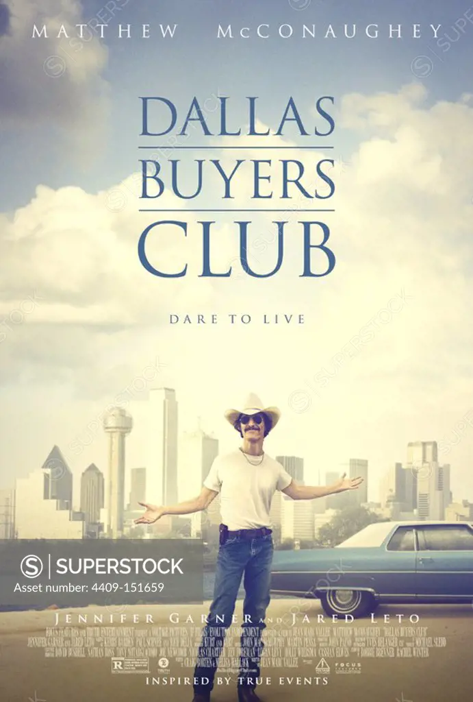 DALLAS BUYERS CLUB (2013), directed by JEAN-MARC VALLEE. Copyright: Editorial use only. No merchandising or book covers. This is a publicly distributed handout. Access rights only, no license of copyright provided. Only to be reproduced in conjunction with promotion of this film.