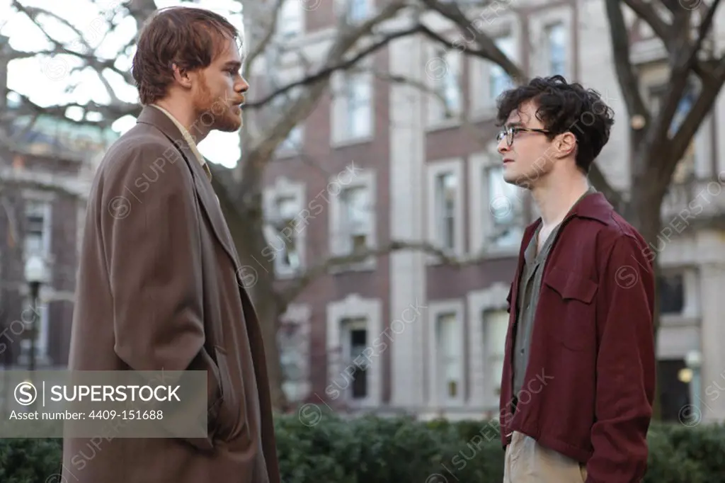 MICHAEL C. HALL and DANIEL RADCLIFFE in KILL YOUR DARLINGS (2013), directed by JOHN KROKIDAS.