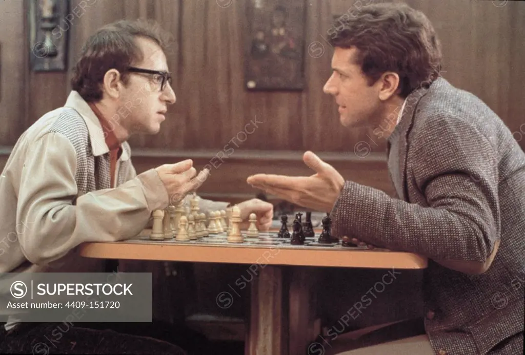 WOODY ALLEN and MICHAEL MURPHY in THE FRONT (1976), directed by MARTIN RITT.