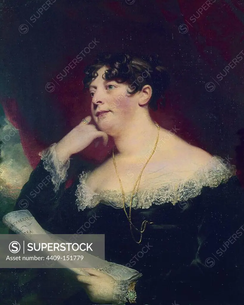 'Catherine Stephens, Countess of Essex', ca. 1845, Oil on canvas, 76 x 63 cm. Author: THOMAS LAWRENCE. Location: MUSEO LAZARO GALDIANO-COLECCION. MADRID. SPAIN.