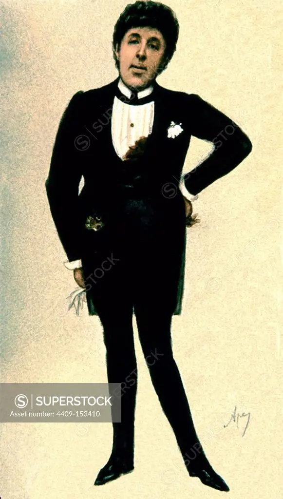 OSCAR WILDE (1854-1900) - ESCRITOR IRLANDES. Author: PELLEGRINI CARLOS. Location: NATIONAL GALLERY. LONDON. ENGLAND.