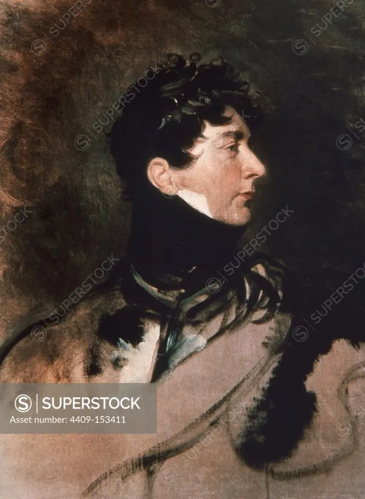 JORGE IV DEL REINO UNIDO (1762-1830). Author: THOMAS LAWRENCE. Location: NATIONAL GALLERY. LONDON. ENGLAND. GEORGE IV OF ENGLAND.