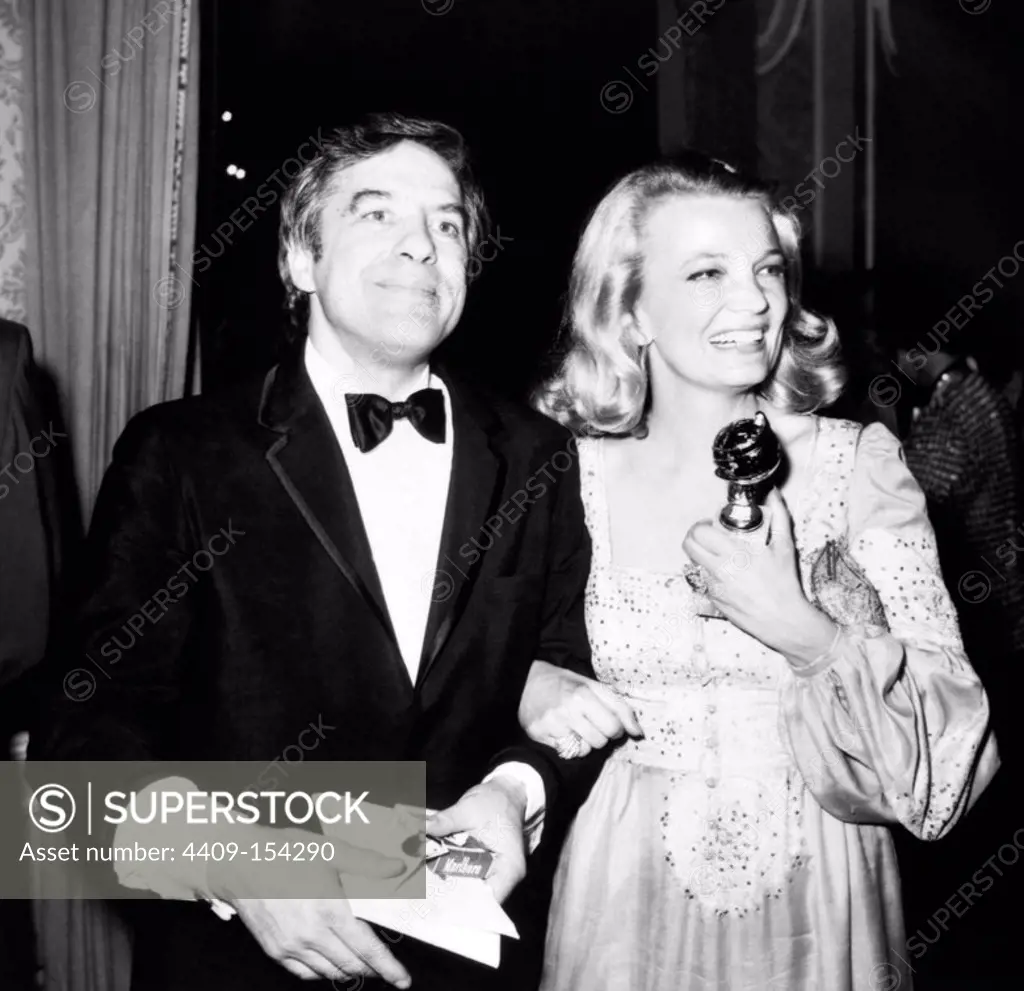 Golden Globe Awards. GENA ROWLANDS. JOHN CASSAVETES. 1975.
