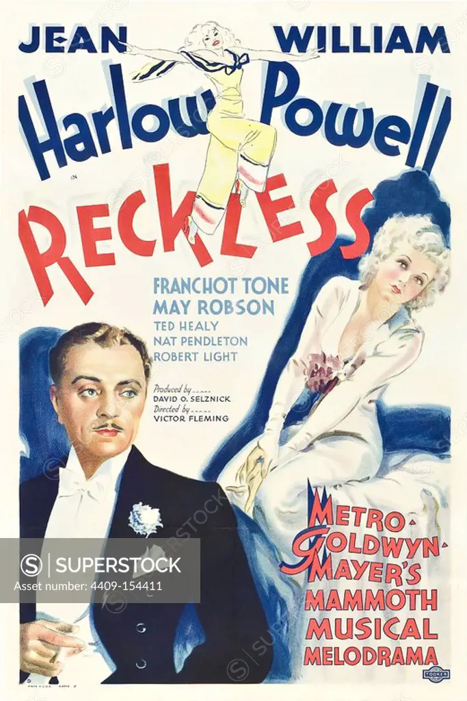 RECKLESS (1935), directed by VICTOR FLEMING.