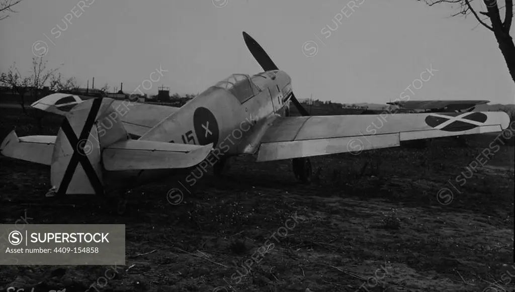 GUERRA CIVIL - 1936 - AVION MESSERSCHMITT BF-109 LEGION CONDOR.