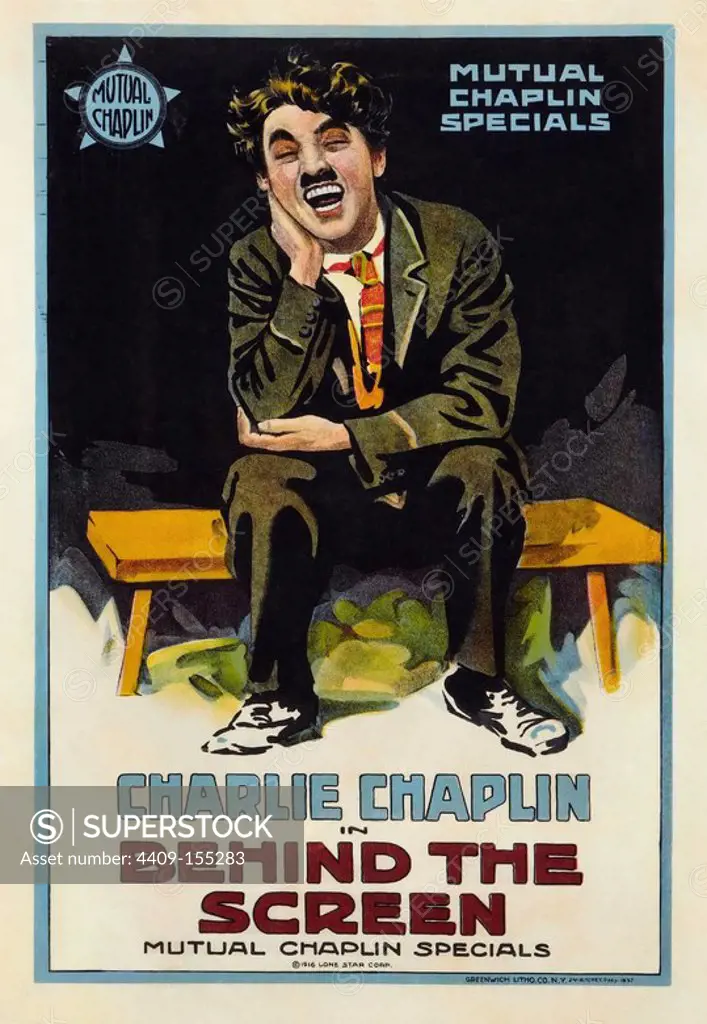 CHARLIE CHAPLIN in BEHIND THE SCREEN (1916), directed by CHARLIE CHAPLIN.