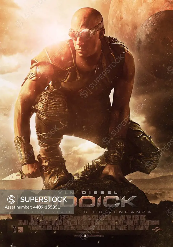 RIDDICK (2013), directed by DAVID TWOHY.