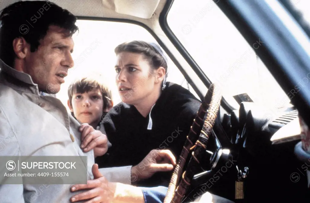 KELLY MCGILLIS, HARRISON FORD and LUKAS HAAS in WITNESS (1985), directed by PETER WEIR.