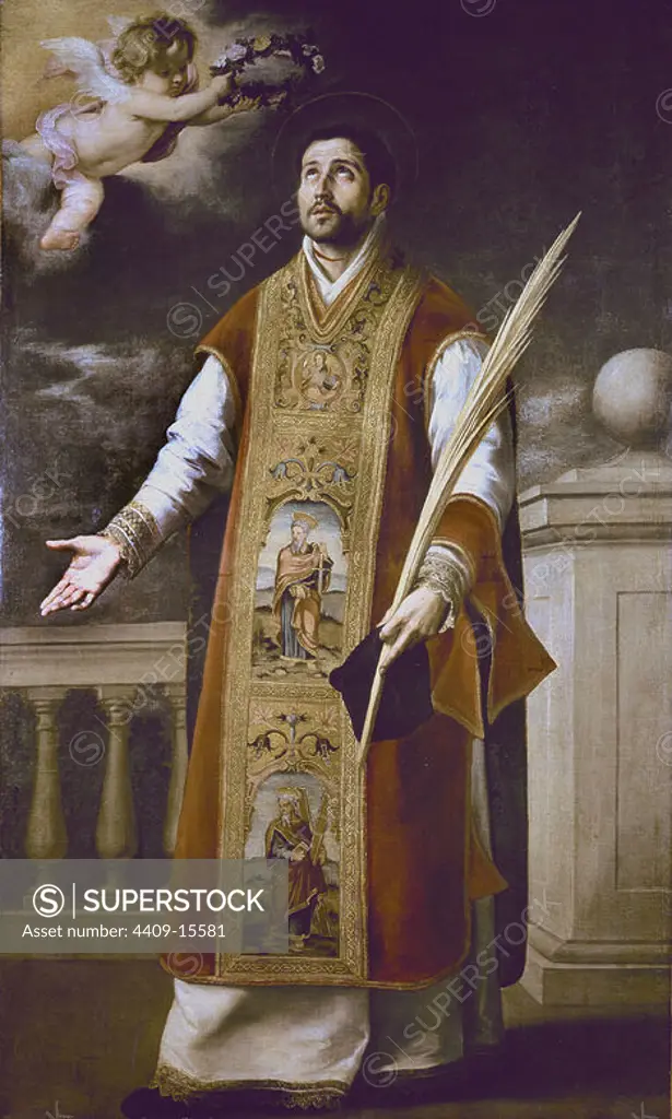 Saint Roderick of Cordoba - ca. 1650-55 - 205 x 123 cm - oil on canvas - Spanish Baroque. Author: BARTOLOME ESTEBAN MURILLO. Location: GEMALDE GALLERY. DRESDEN. GERMANY. SAN RODRIGO.