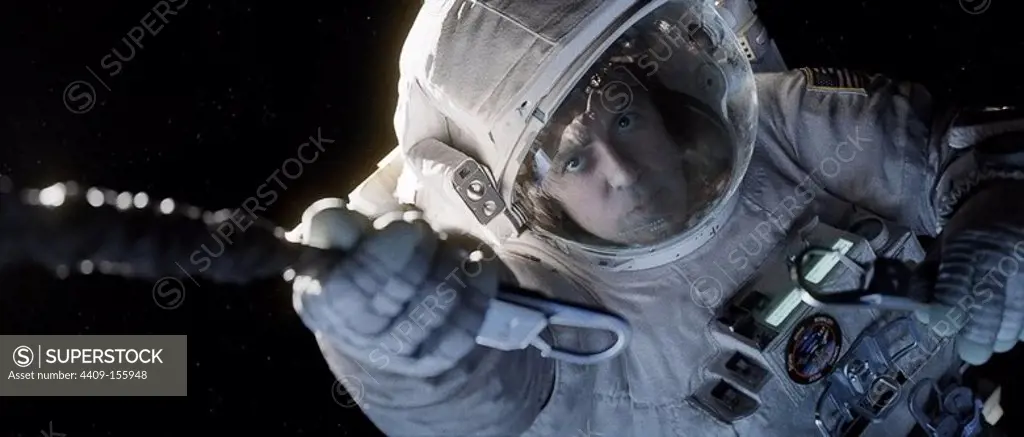 GEORGE CLOONEY in GRAVITY (2013), directed by ALFONSO CUARON.