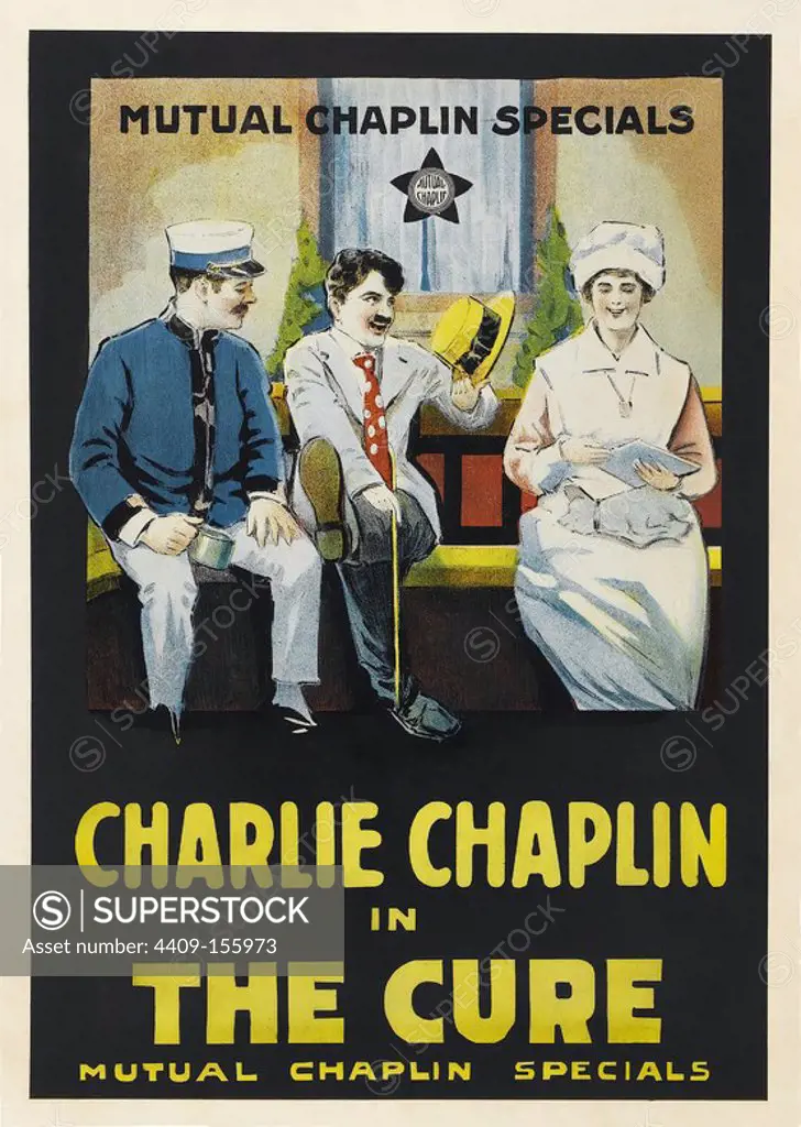 CHARLIE CHAPLIN in THE CURE (1917), directed by CHARLIE CHAPLIN.