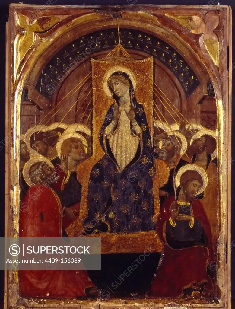 Altarpiece Santa Marta and Santa Eulalia. Barcelona Cathedral. Author: RAMON DESTORRENTS.
