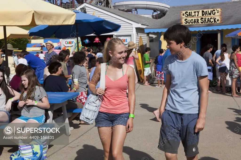 ANNASOPHIA ROBB and LIAM JAMES in THE WAY WAY BACK (2013), directed by JIM RASH and NAT FAXON.