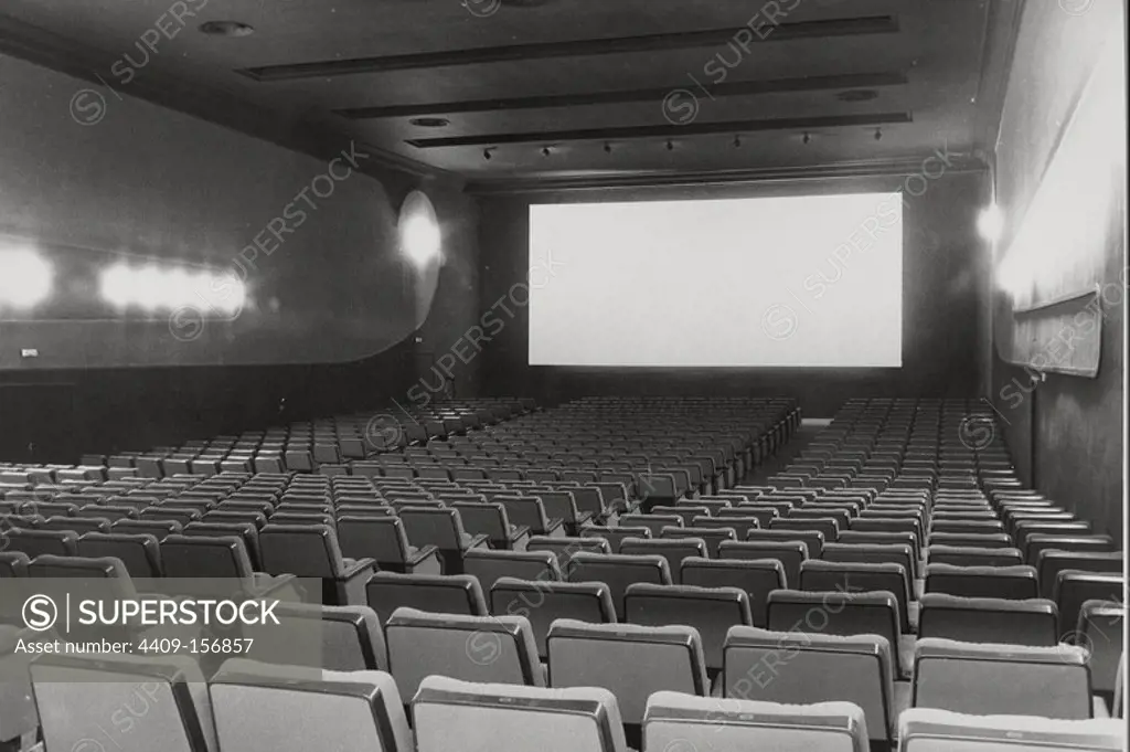 FILM HISTORY: SALAS DE CINE. Movie theater.