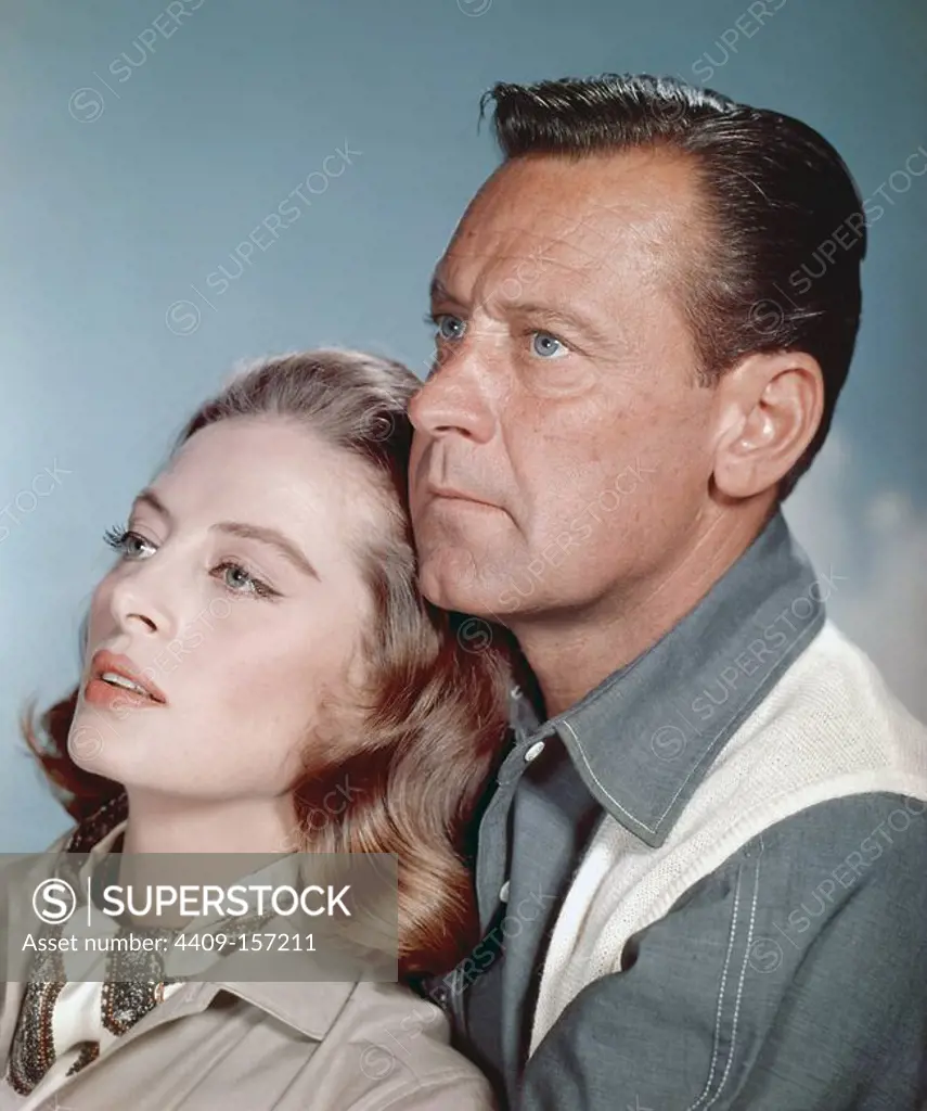WILLIAM HOLDEN and CAPUCINE in THE LION (1962), directed by JACK CARDIFF.
