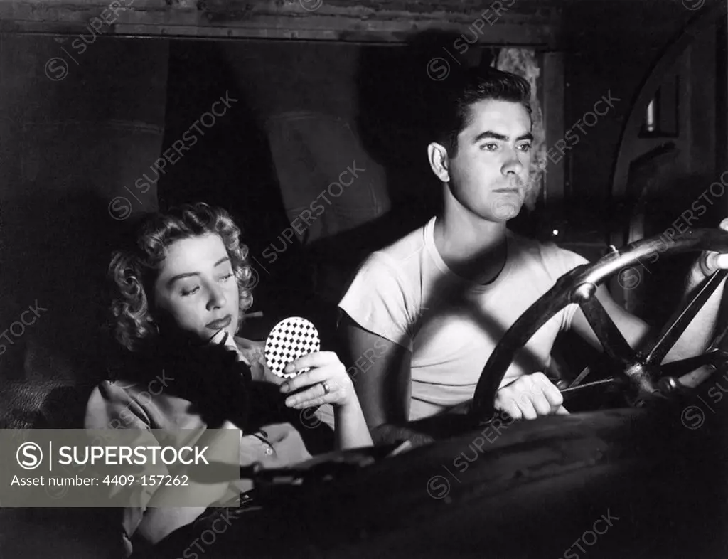 TYRONE POWER and JOAN BLONDELL in NIGHTMARE ALLEY (1947), directed by EDMUND GOULDING.