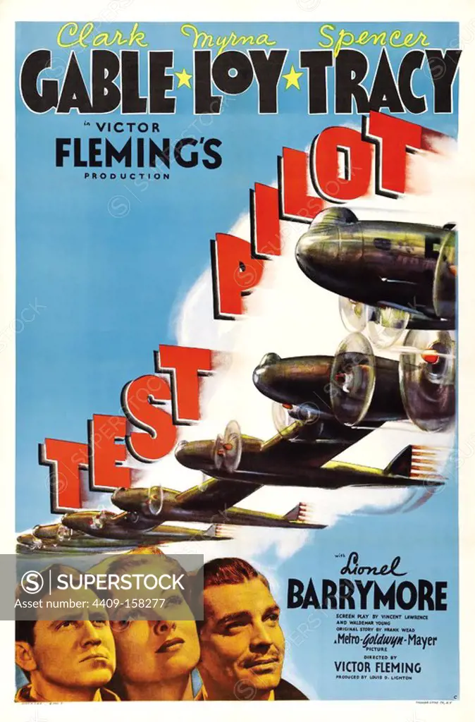 TEST PILOT (1938), directed by VICTOR FLEMING.