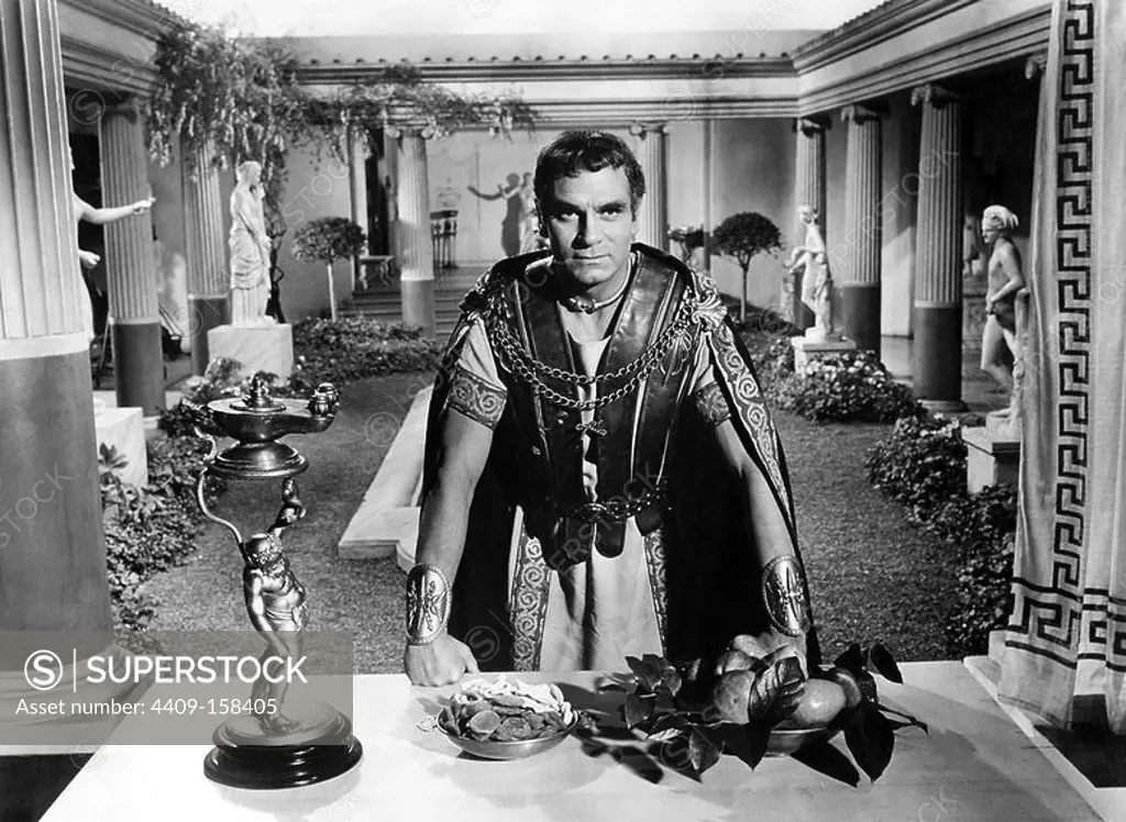 LAURENCE OLIVIER in SPARTACUS (1960), directed by STANLEY KUBRICK.