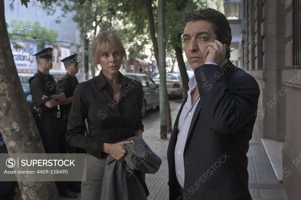 BELEN RUEDA and RICARDO DARIN in THE 7TH FLOOR (2013) -Original title: SEPTIMO-, directed by PATXI AMEZCUA.
