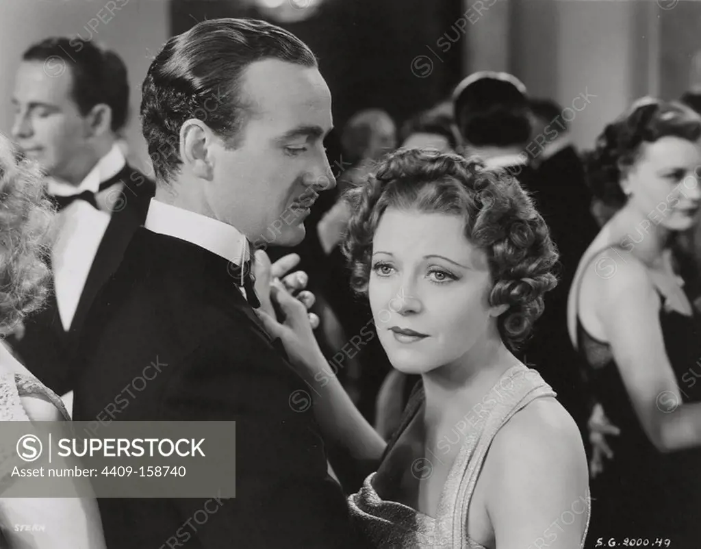 DAVID NIVEN and RUTH CHATTERTON in DODSWORTH (1936), directed by WILLIAM WYLER.
