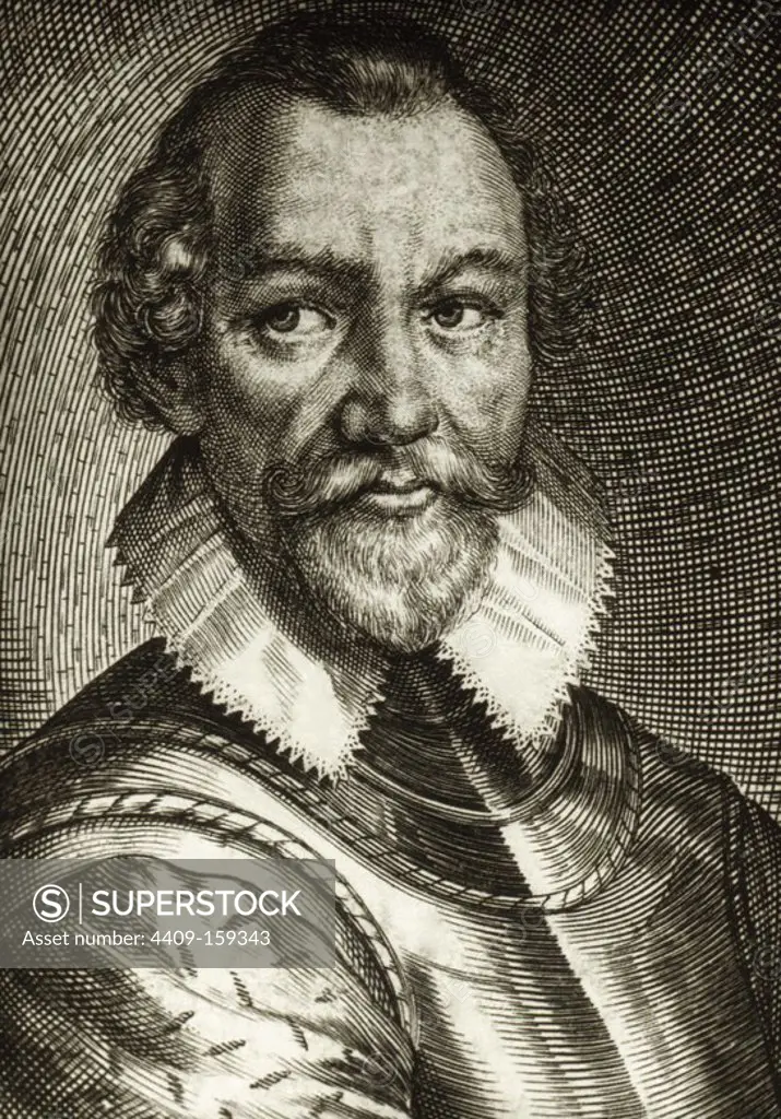 Sir Martin Frobisher (1535-1594). English seaman. Engraving. 19th century.