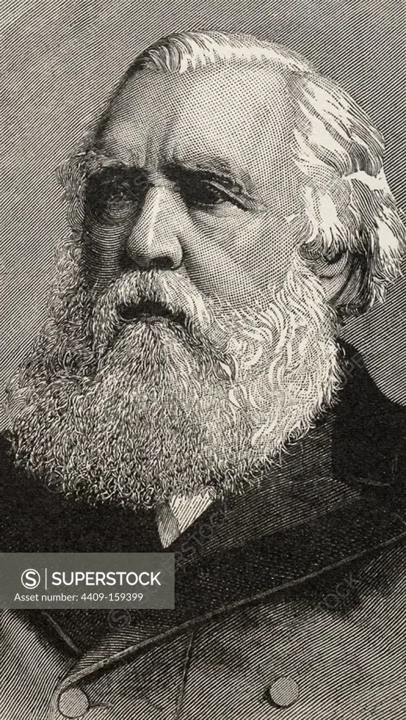 Sir Austen Henry Layard (1817-1894). English traveller and politician. Engraving in The Universal History, 1892.