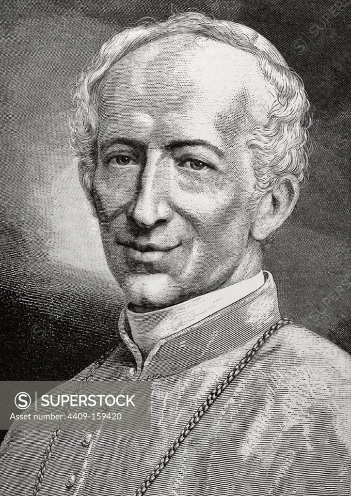 Leo XIII (1810-1903). Italian Pope (1878-1903), named Vincenzo Gioacchino Pecci. Almanac of The Illustration, 1879. Engraving.