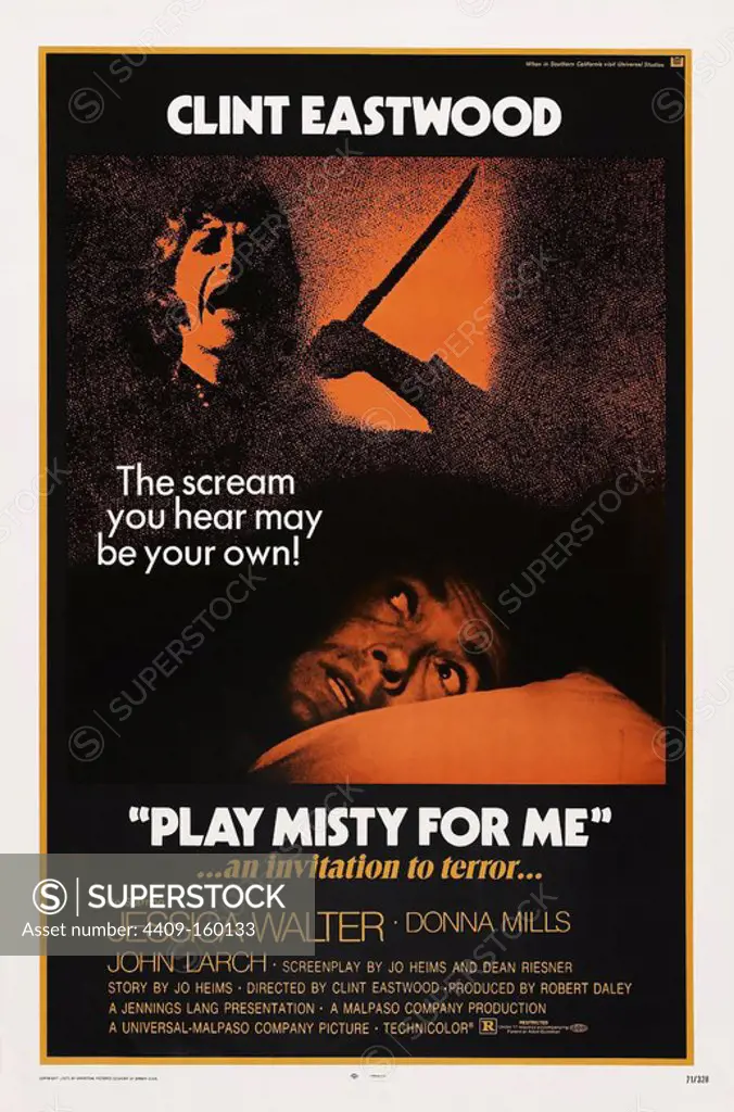 PLAY MISTY FOR ME (1971), directed by CLINT EASTWOOD.