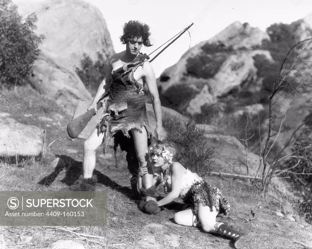 STAN LAUREL and EDNA MARION in FLYING ELEPHANTS (1928), directed by FRANK BUTLER.