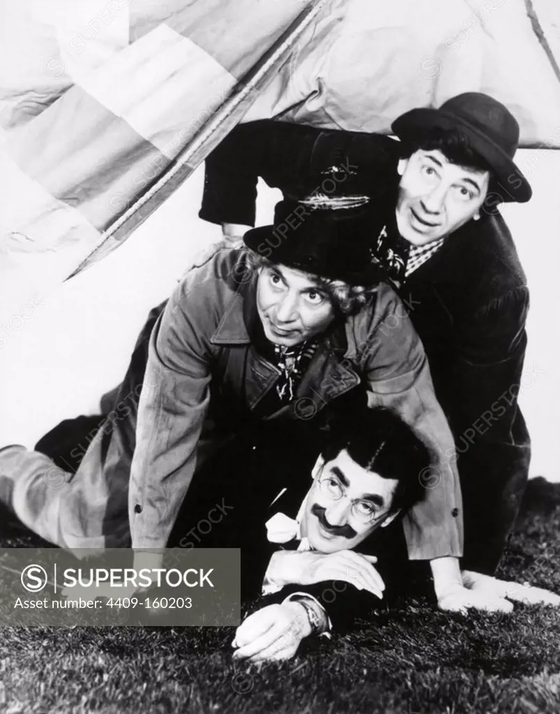HARPO MARX, THE MARX BROTHERS, CHICO MARX and GROUCHO MARX in AT THE CIRCUS (1939), directed by EDWARD BUZZELL.