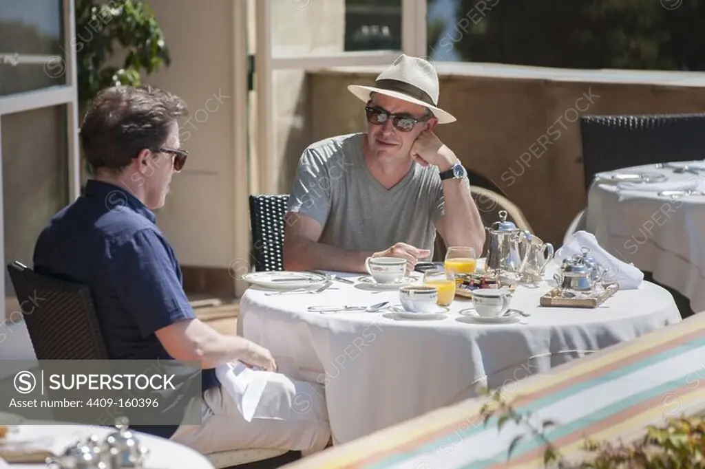 STEVE COOGAN and ROB BRYDON in THE TRIP TO ITALY (2014), directed by MICHAEL WINTERBOTTOM.