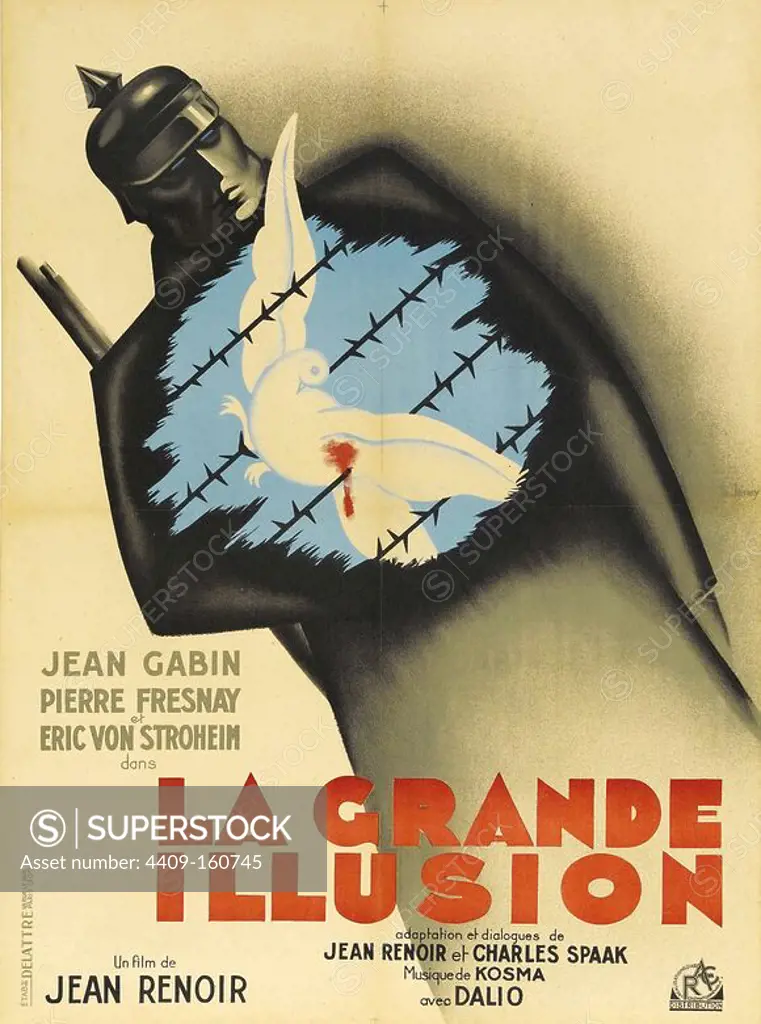 THE GRAND ILLUSION (1937) -Original title: LA GRANDE ILLUSION-, directed by JEAN RENOIR.