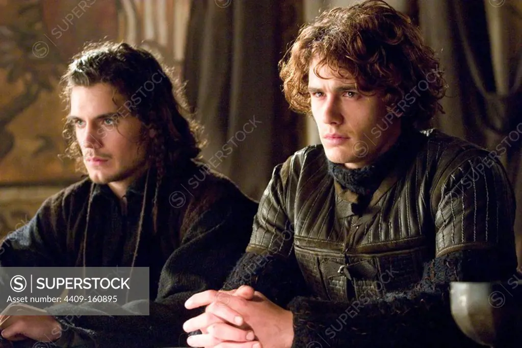JAMES FRANCO and HENRY CAVILL in TRISTAN + ISOLDE (2006), directed by KEVIN REYNOLDS.