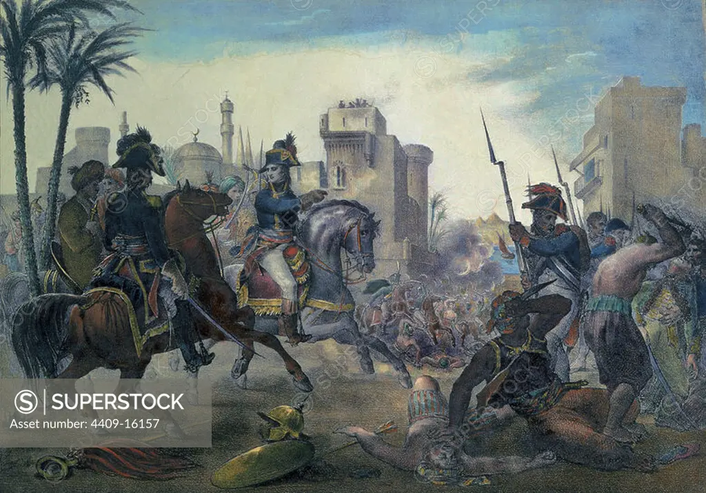 NAPOLEON ACABA CON LA INSURRECCION DEL CAIRO 21 OCTUBRE 1798. NAPOLEON BONAPARTE (1769-1821) NAPOLEON I.