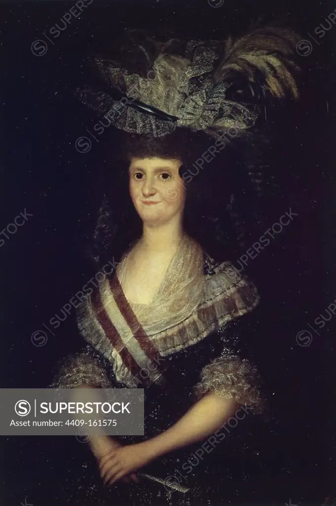 LA REINA MARIA LUISA - SIGLO XVIII. Author: FRANCISCO GOYA Y LUCIENTES DE (1746-1828). CARLOS IV ESPOSA. MARIA LUISA DE PARMA (1751-1819). MARIA LUISA DE BORBON-PARMA (1751/1819). MARIA LUISA DE BORBON-PARMA (1751-1819). MARIA LUISA DE BORBON (1751-1819).